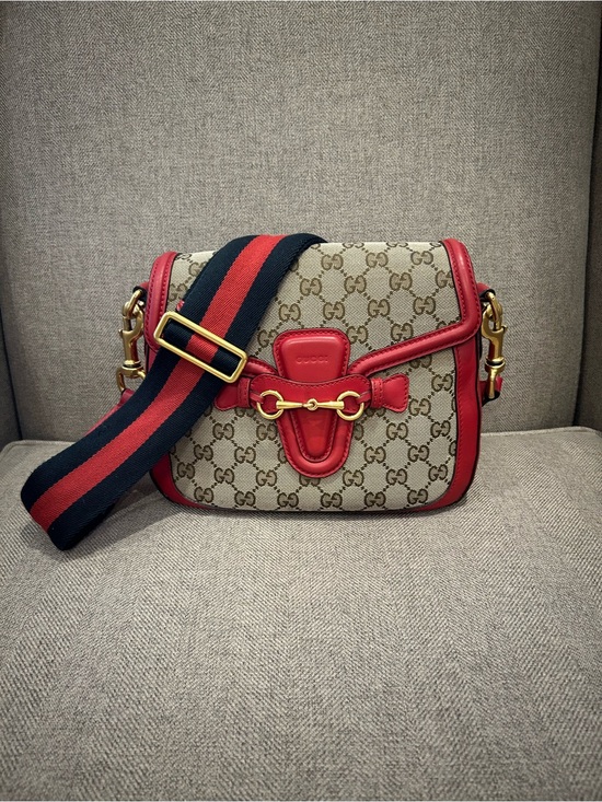 Gucci Handbags - Gucci Lady Web Shoulder/Crossbody Bag
